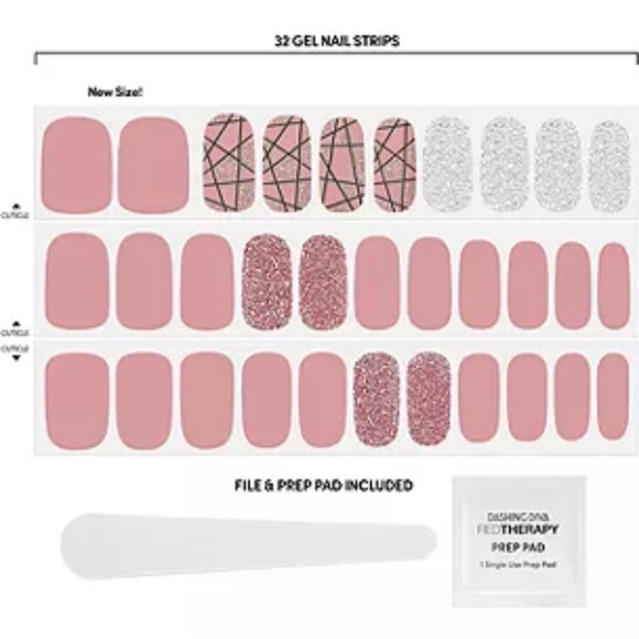 32 Dashing Diva Gloss Nail Strips - Picture 2 of 3